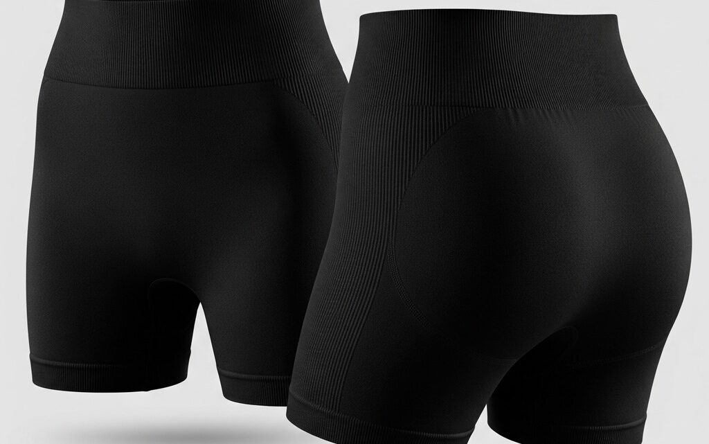 Sorte sømløse shorts fra Only med blød pasform til sommergarderoben